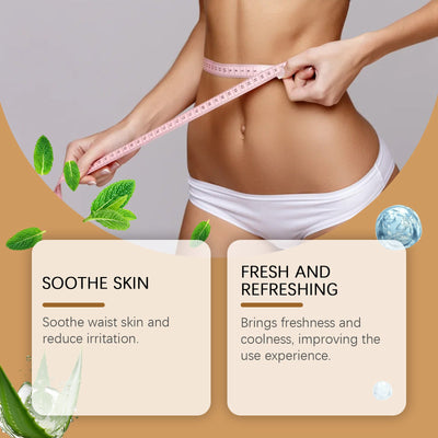 Gentle Waist Massage Cream with Nourishing Plant Extracts