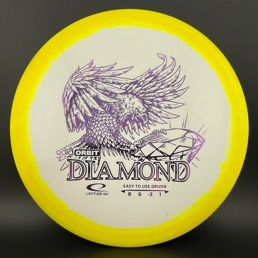 Disque de Golf en Diamant Gold Orbit