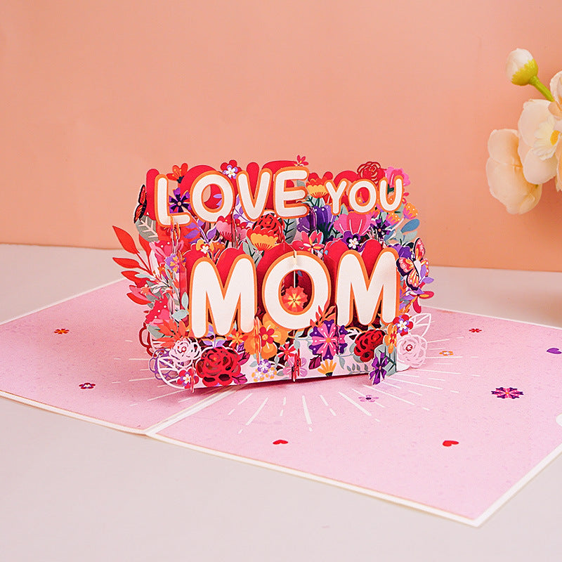 3D Paper-Cut Mother's Day Card: A Creative & Heartfelt Gift for Mom - Korvel