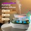 Raindrop - style aroma humidifier with lights, white noise, and essential oil diffusion for home. - Korvel