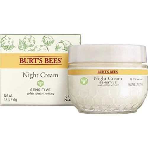 Crème de nuit sensible Burt's Bees 1,8 oz