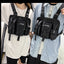 Street Vest Style Cross Body Bag