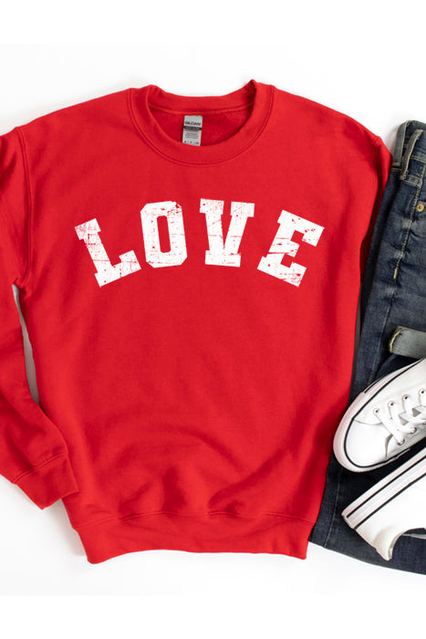 Love White Cozy Sweatshirt - Korvel