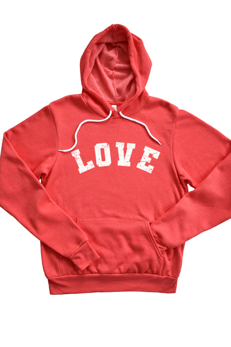 Love White Unisex Hoodie