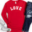Love White Long Sleeve T-Shirt - Korvel