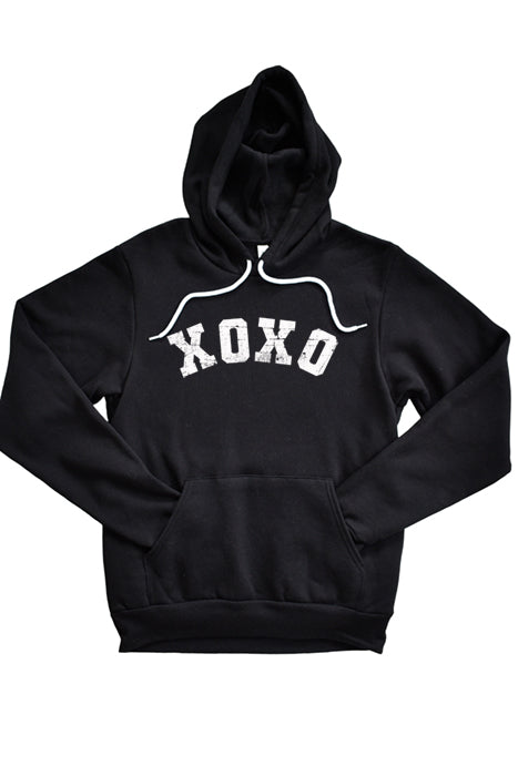 Unisex XOXO White Hoodie - Cozy & Stylish - Korvel