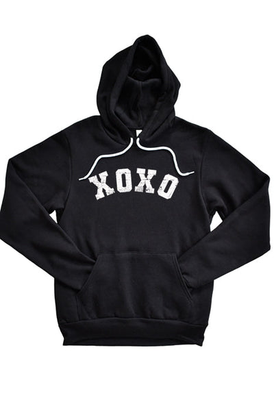 Unisex XOXO White Hoodie - Cozy & Stylish - Korvel
