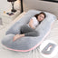 J-Shaped Pregnancy Pillow for Side Sleepers