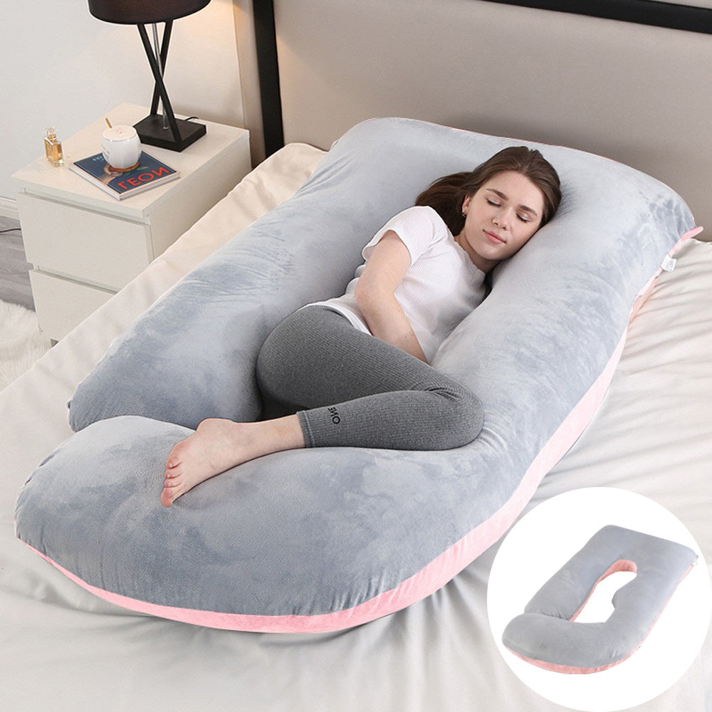 J-Shaped Pregnancy Pillow for Side Sleepers