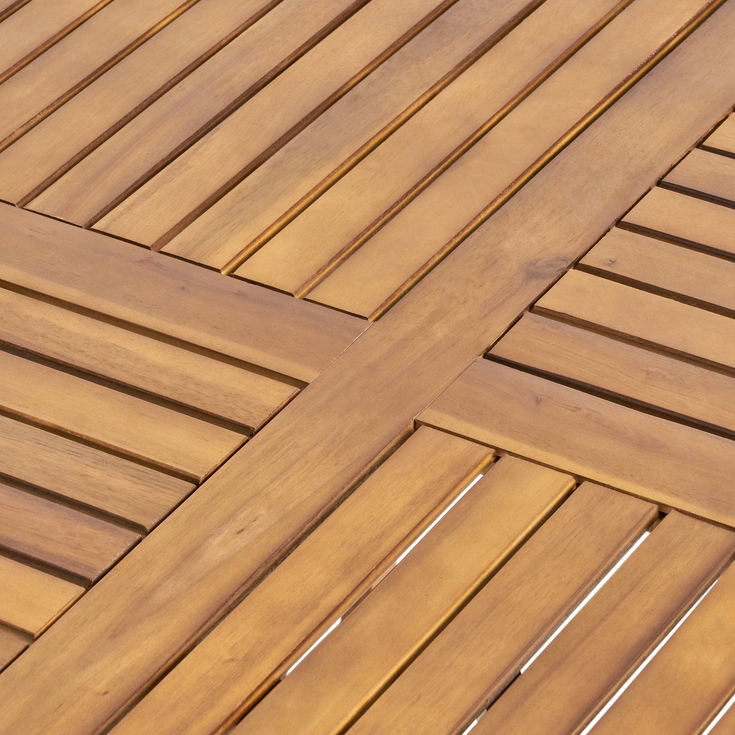 Acacia Wood 70" Dining Table - Korvel