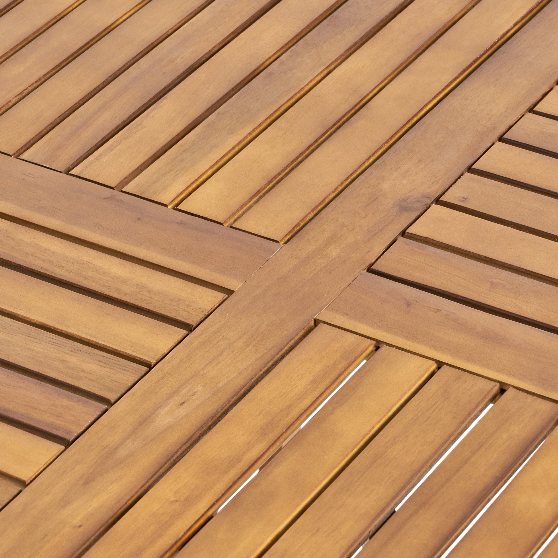 Acacia Wood 70" Dining Table - Korvel
