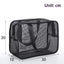Trousse de toilette en maille pour hommes pour le stockage des articles de bain