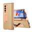 Samsung Fold3 phone case folding with pen slot pen pen pen plain leather protective case FOLD2 all inclusive anti fall suitable - Korvel