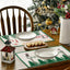 stmas linen placemats holiday party decorations insulation mats linen Christmas tree printed coasters - Korvel