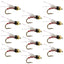 Premium Beadhead Red Serendipity Wet Flies - 12 Pack, Size 16 - Korvel