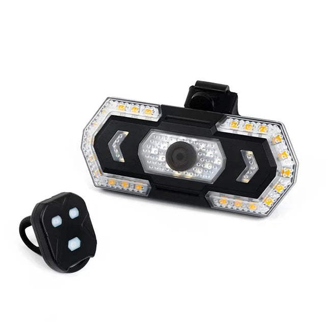 Bike Rear Lamp Smart Wireless Remote Turn Signal Lights Bicycle LED Taillight Easily Installation Bicycle Cycling Accessories - Korvel