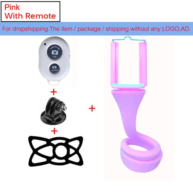Flexible selfie stick monopod wireless Bluetooth tripod monkey holder for GoPro iPhone camera phone car bicycle universal - Korvel