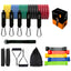Versatile Latex Resistance Bands with Pull Rope System - Korvel