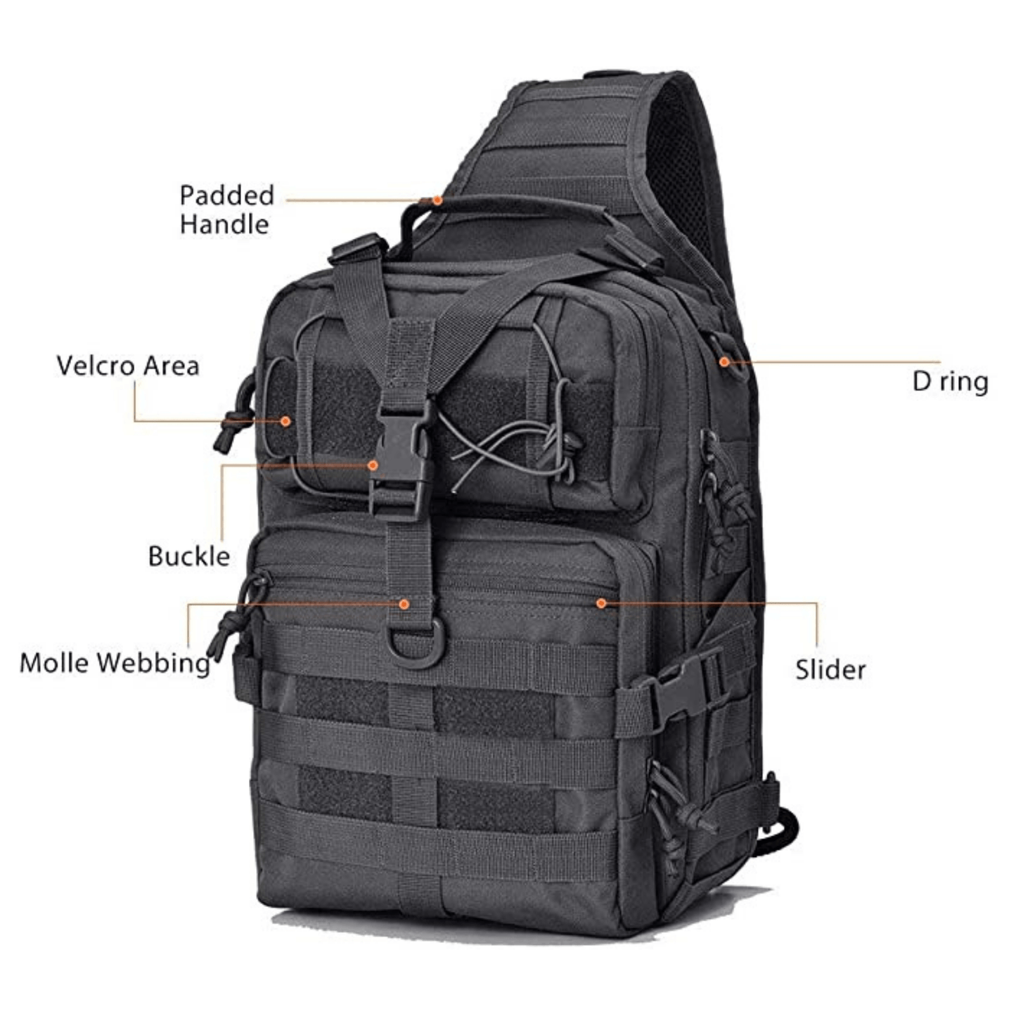 Tactical Medium Sling Range Bag - Korvel