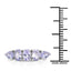 2.33 Carat Genuine Tanzanite Sterling Silver Engagement Ring