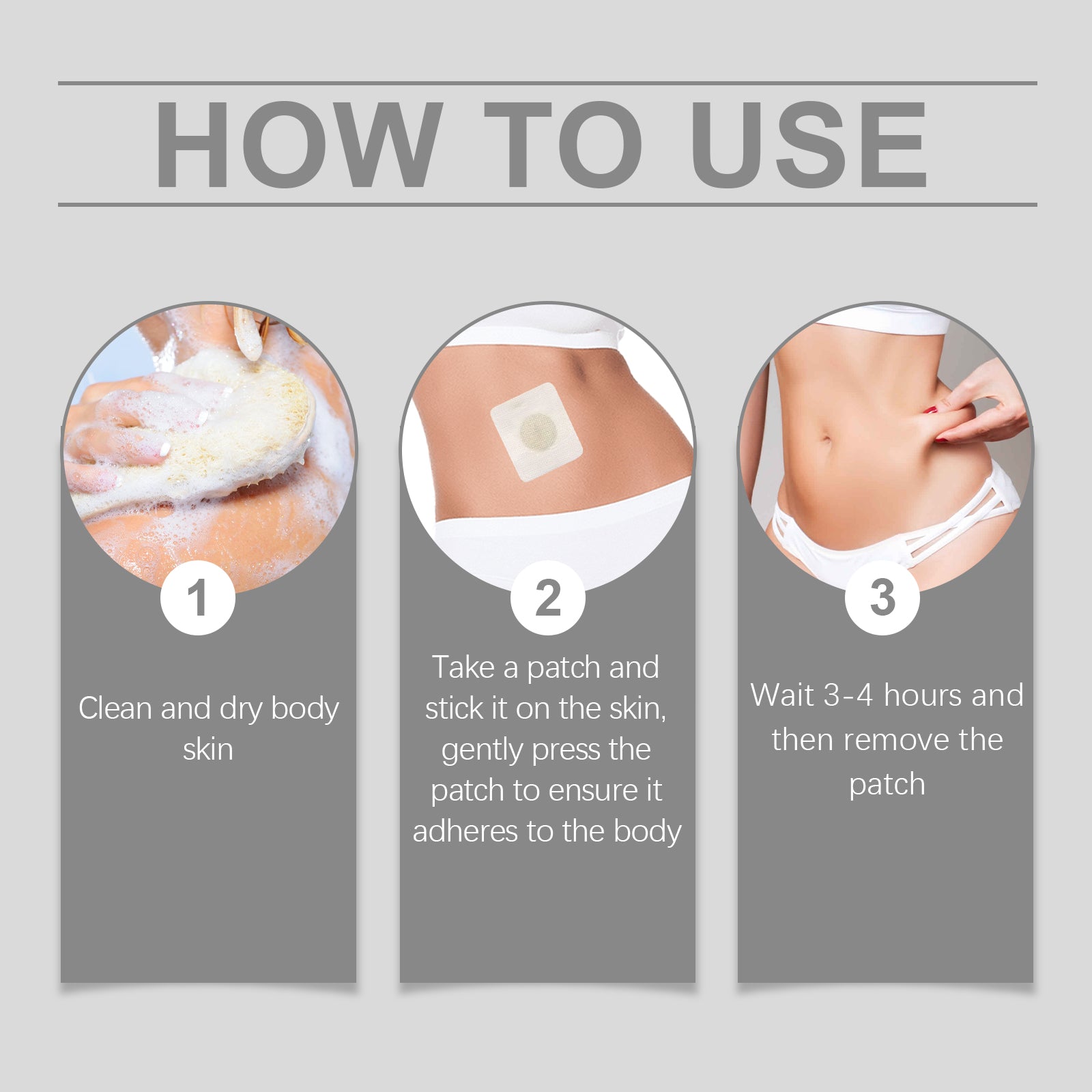 Bee Venom Lymphatic Detox Schlankheitspflaste, Bee Venom Lymphatic Detox Slimming Patch Shaping Slimming Increase Vitality Digestion Health Detumescence Slimming Body Shaping - Korvel