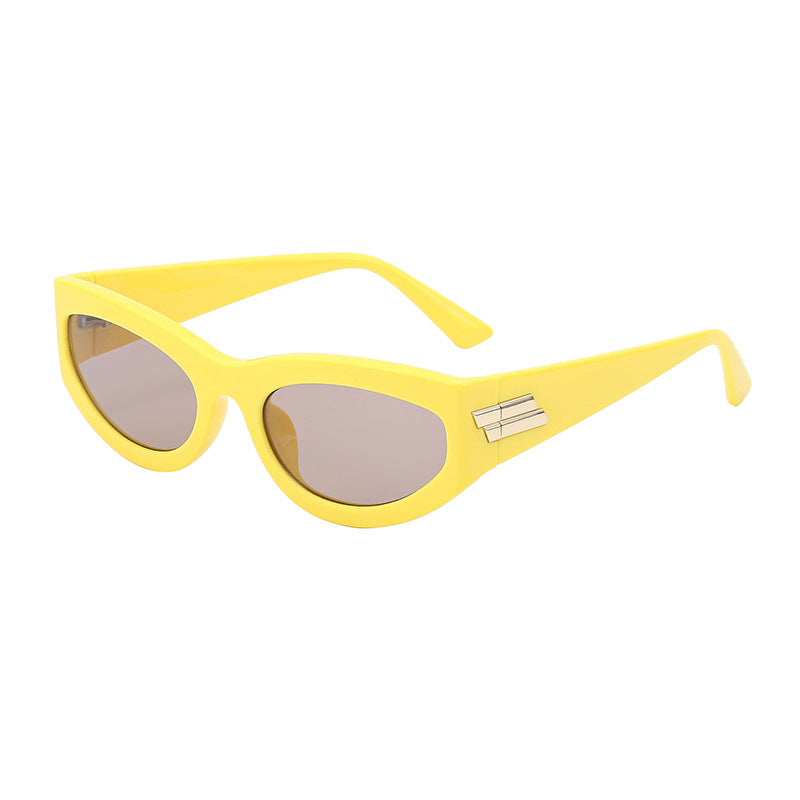 Personality Punk Style Small Box Sunglasses for Men Popular Sports Cycling Sunglasses for Women - Korvel
