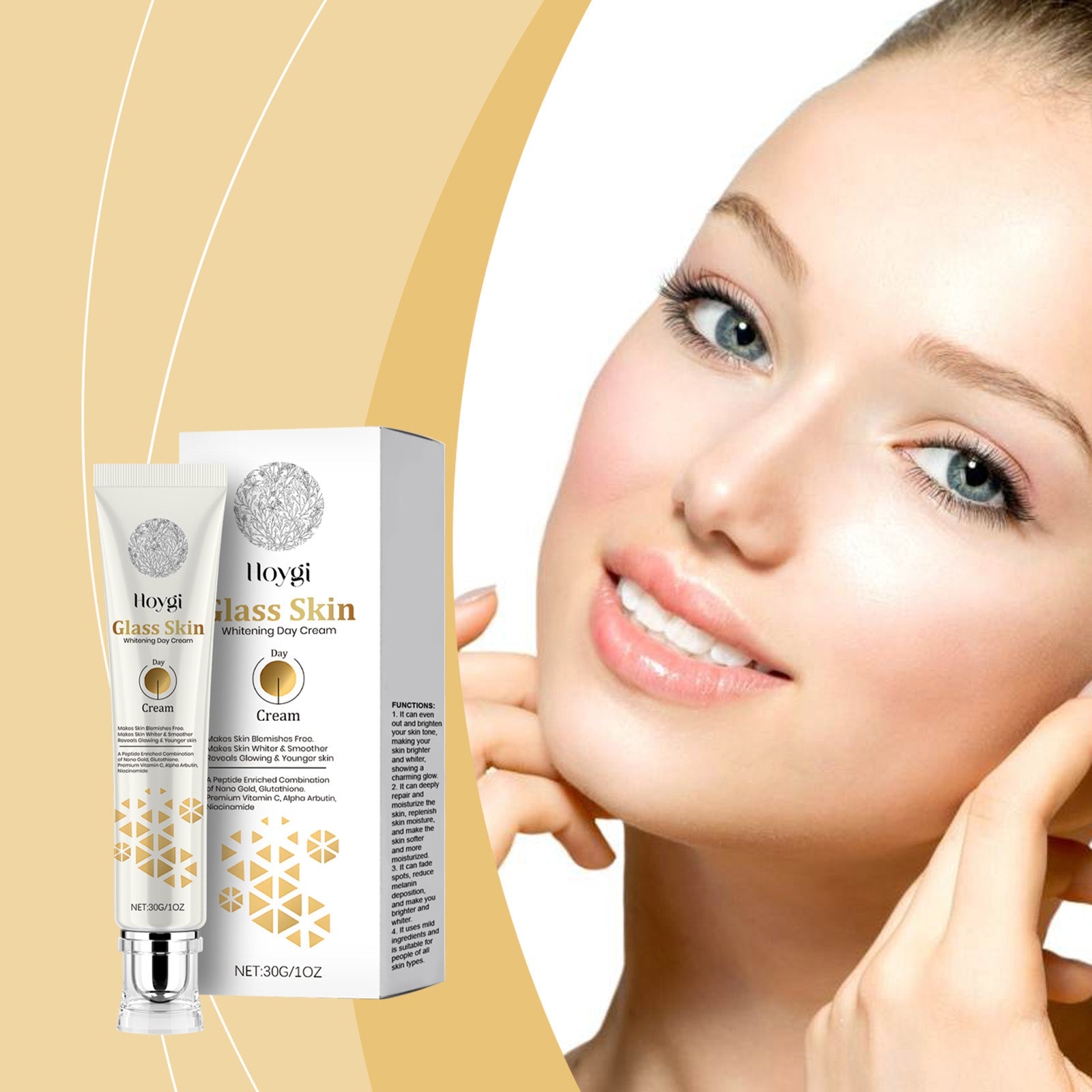 Cream Skin Brightening Gentle Nourishing Facial Skin Moisturizing Moisturizing Daily Skin Care Cream - Korvel