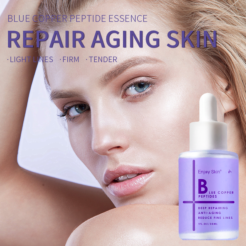 Enjoy Skin Organic Vegan Facial Skin Care Serum Whitening Anti Aging Copper Peptide Face Serum 30ml - Korvel