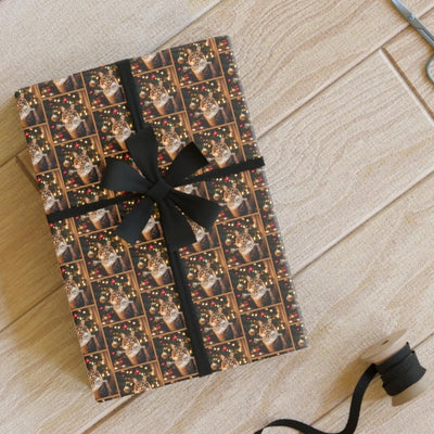 Meowy Christmas Gift Wrapping Paper Roll