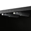 U-Can modern TV stand is suitable for TVs under 75 inches and comes with a storage cabinet top marble pattern and circular stand - Korvel