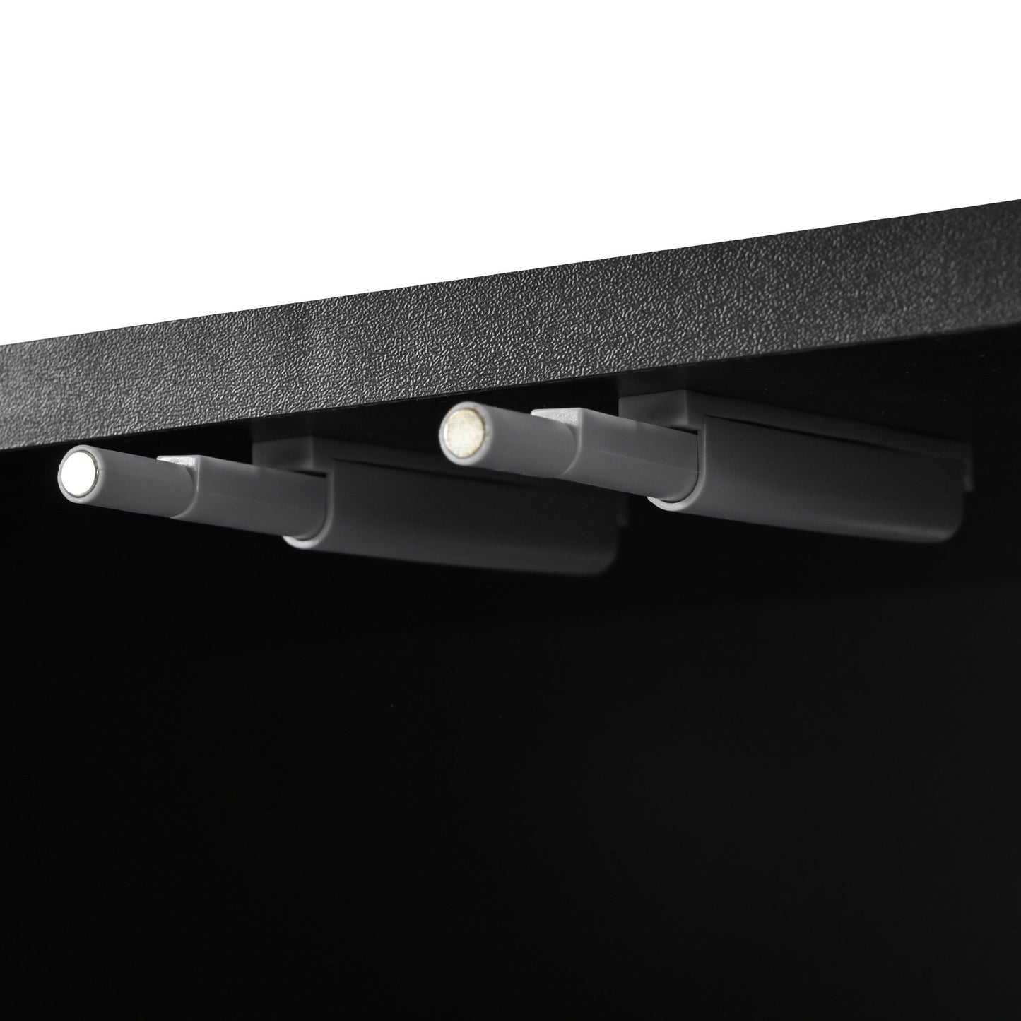 U-Can modern TV stand is suitable for TVs under 75 inches and comes with a storage cabinet top marble pattern and circular stand - Korvel