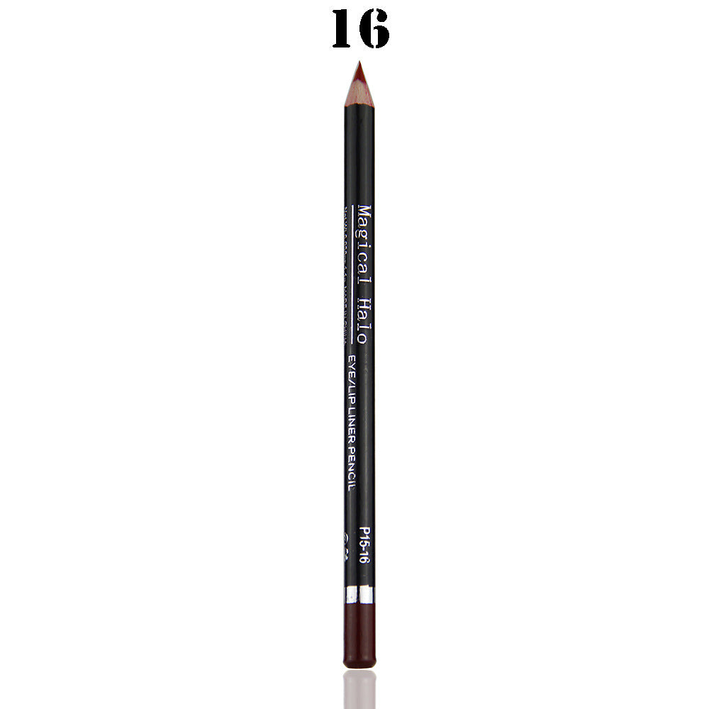 Makeup MH12 Color Mixed Waterproof Lip Liner Lip Nude Lip Pencil Lipstick Pen Set of 12 - Korvel