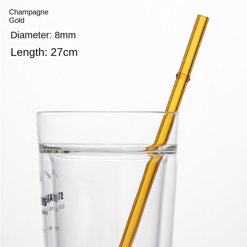 Eco-Friendly High Borosilicate Glass Straw - Customizable & Durable
