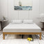 Queen Size Wood Platform Bed Frame,No Box Spring Needed,Strong Wood Slat Support, Easy Assembly - Korvel
