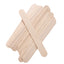 100-Piece Bag of Disposable Wooden Sticks for Hair Removal Waxing and Scraping Tools - Korvel