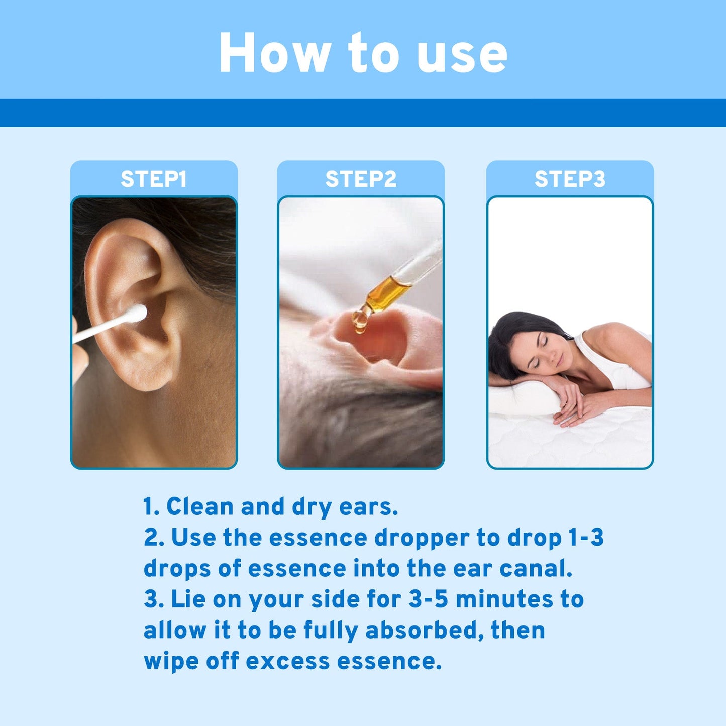 Solution de soins des oreilles premium pour le confort et la clarté