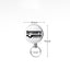 Outdoor equipment high elasticity telescopic steel wire rope keychain anti loss and anti-theft telescopic keychain - Korvel