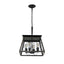 Farmhouse Chandelier  4-Light Vintage Antique Chandeliers Light Fixture For Kitchen Dining Room Living Room(No Bulbs) - Korvel