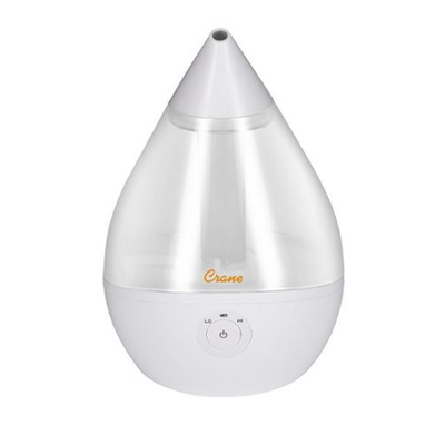 Crane Droplet 0.5 Gallon Ultrasonic Cool Mist Humidifier