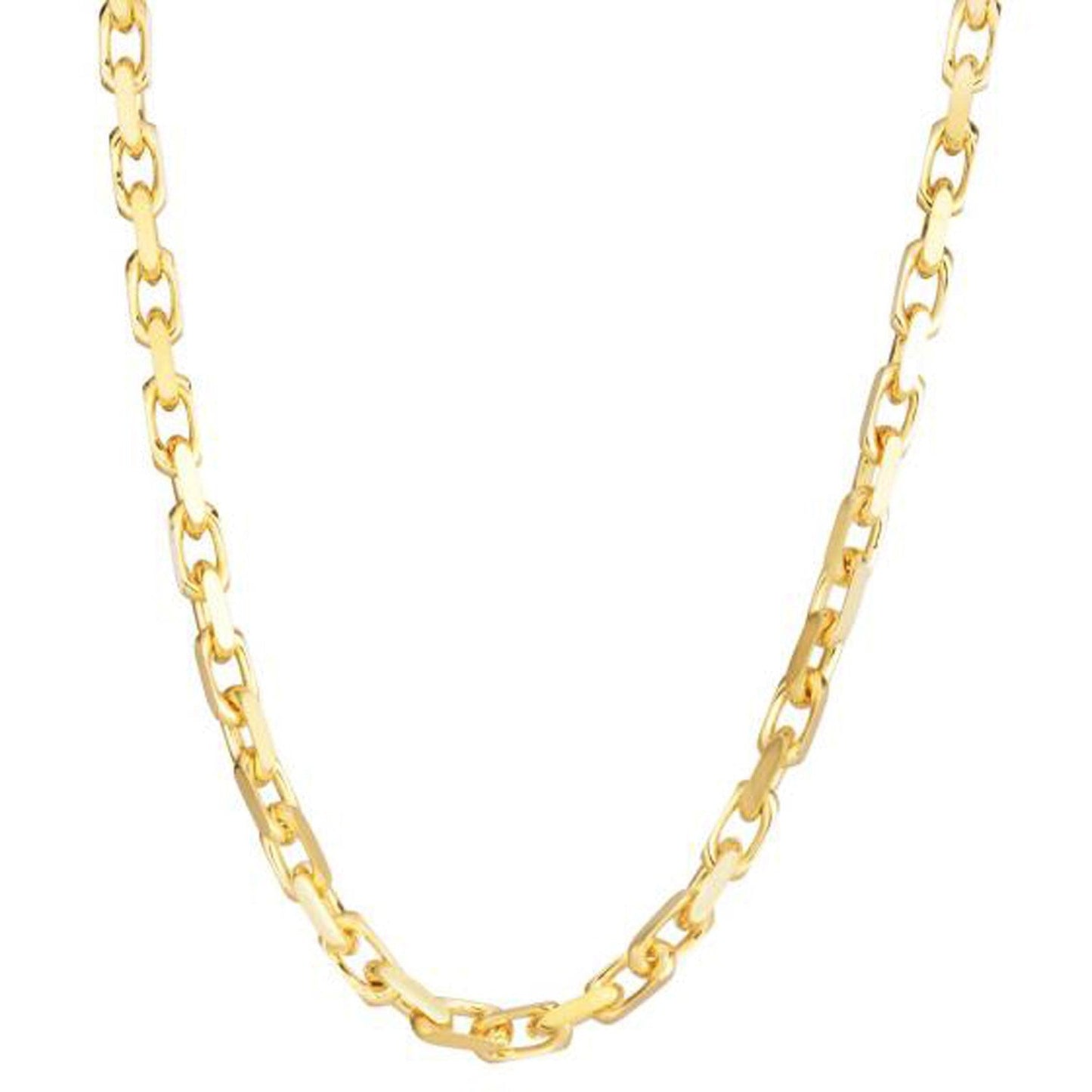 14k Yellow Gold French Cable Link Chain - 4.80 mm