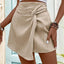 Jupe-culotte haute taille torsadée Perfee