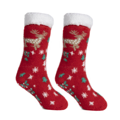 Calcetines de Navidad de Felpa Acogedora para la Comodidad Invernal
