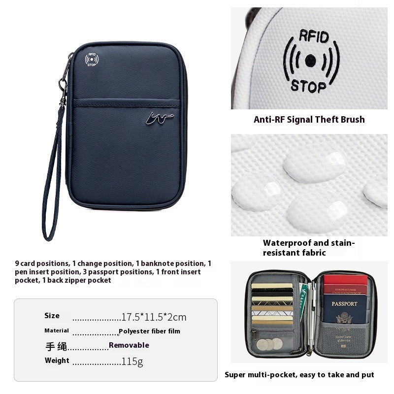 Funda de Pasaporte Antirrobo RFID Premium para Viajes
