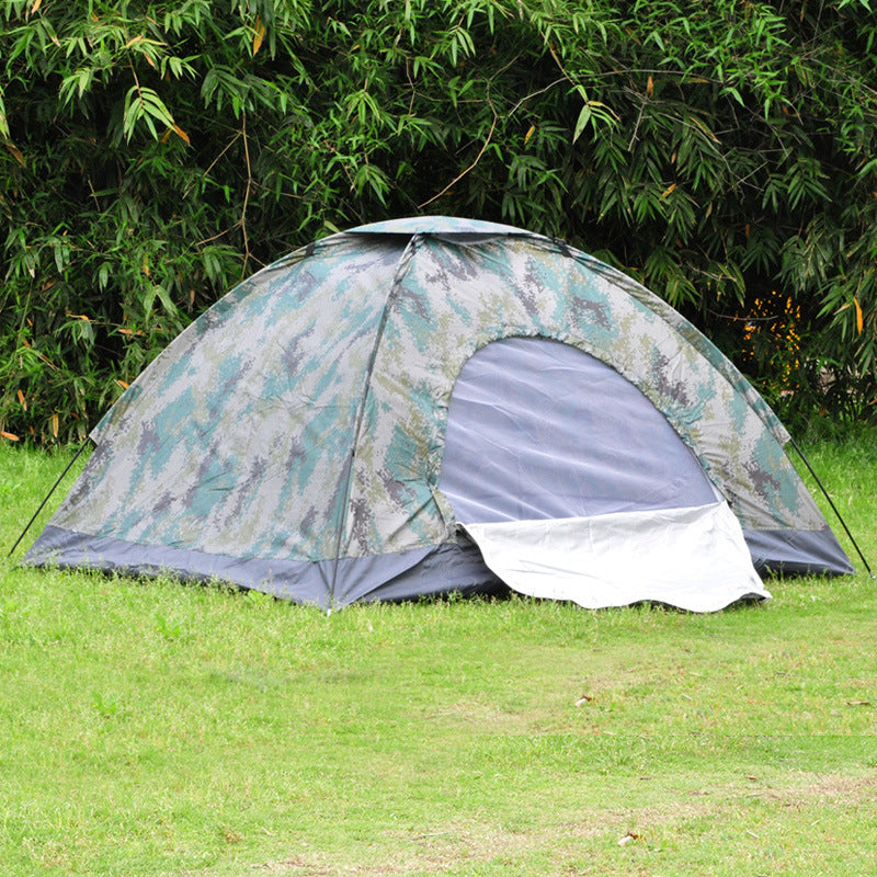 Tente de loisirs double camouflage pour aventures en plein air