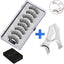 Five magnetic adhesive free magnetic eyelash clamp set for European and American thick magnetic eyelashes - Korvel