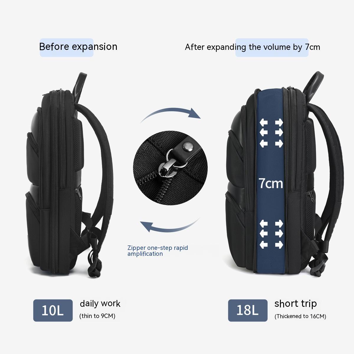 Mochila Ligera de Gran Capacidad para Hombre