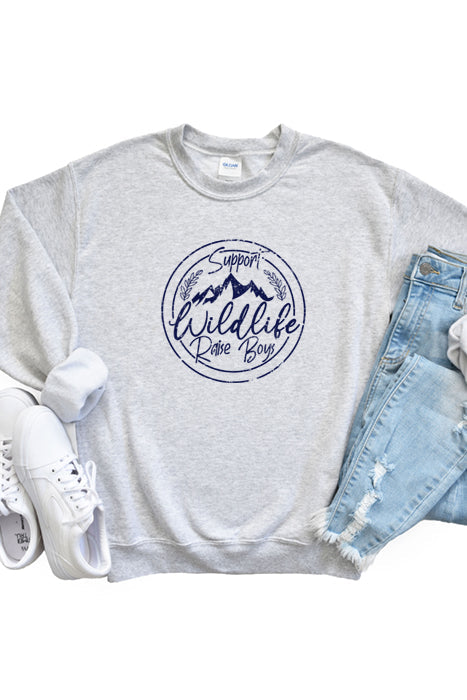 Support Wildlife, Raise Boys 4171_gsweat - Korvel