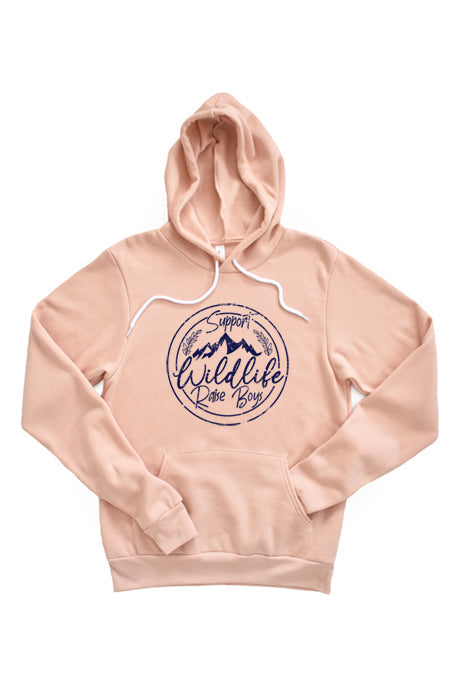 Support Wildlife, Raise Boys Hoodie