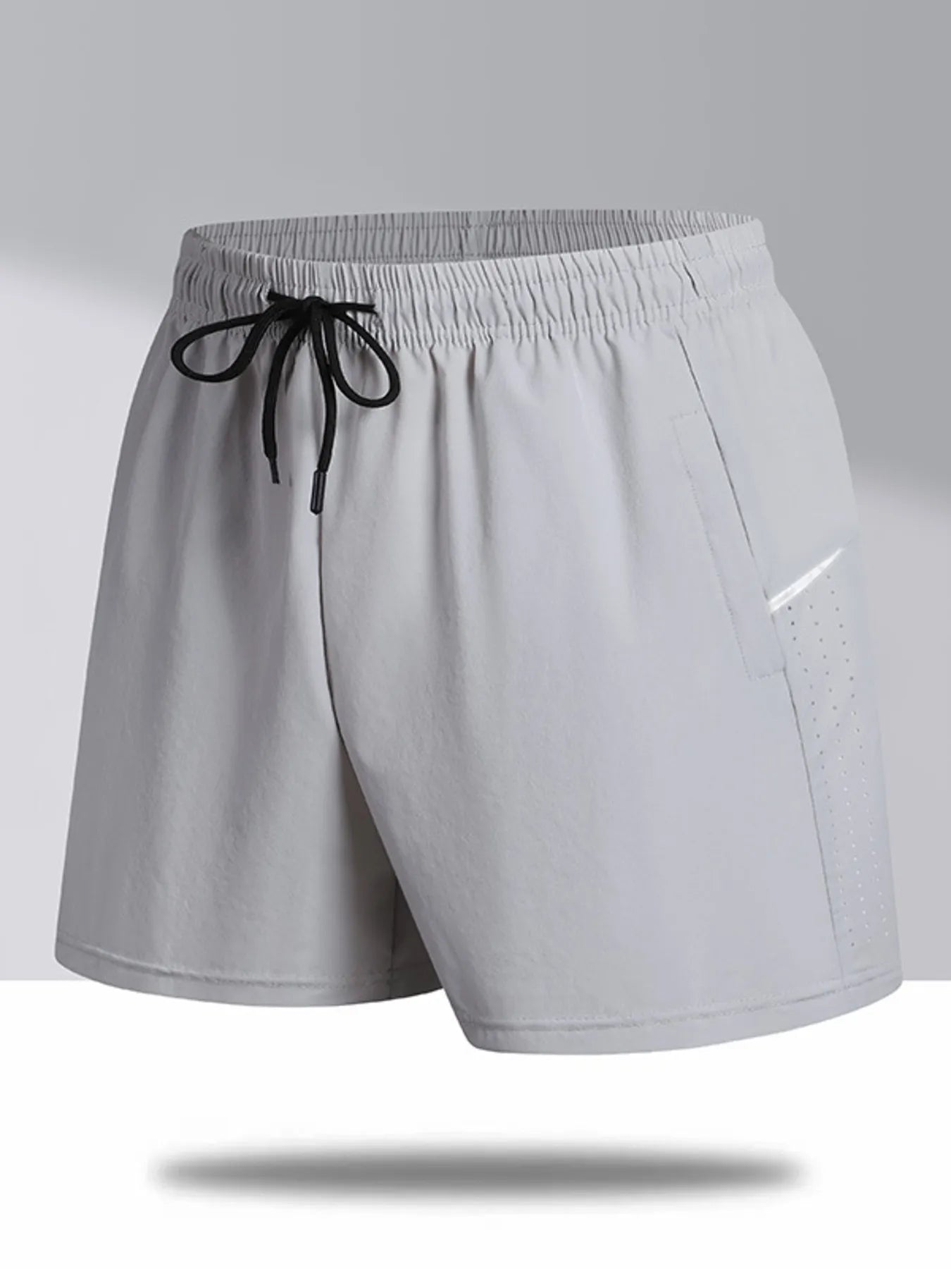 Pantalones Cortos Jogger con Cintura Ajustable para Hombre en Tallas Grandes