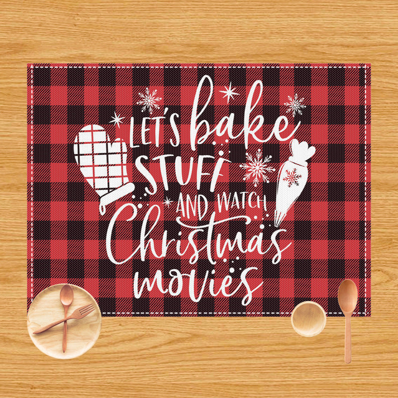 Premium Christmas Dining Mat - Heat-Insulating Table Decoration